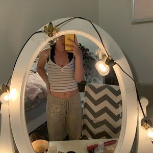 Cute striped crop top